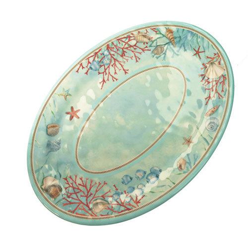 VASSOIO "REEF" 50 CM OVALE MELAMINA 51974 BRANDANI