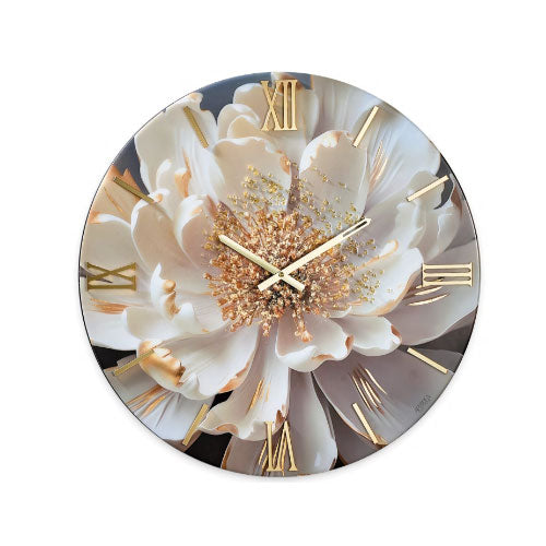 OROLOGIO Ø 40 CM "PEONIA" ARTIDEA