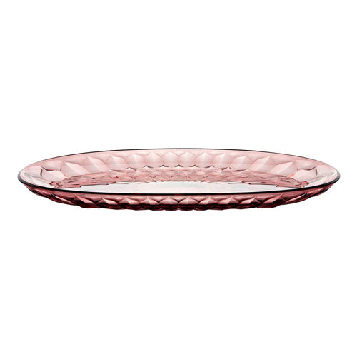 VASSOIO OVALE GRANDE "VANITY" MAUVE 131300LTE280 GUZZINI