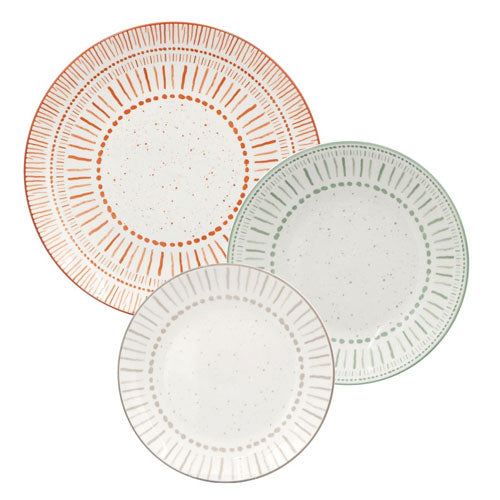 SERVIZIO PIATTI 18 PZ "TRIBALIA" RITUALI DOMESTICI