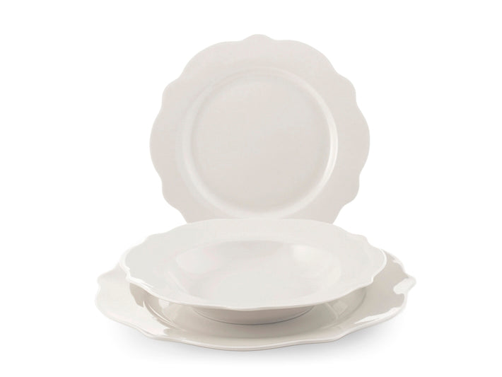 SERVIZIO TAVOLA 18PZ FEST BLANC 27CM