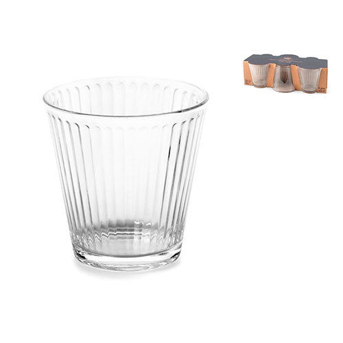 BICCHIERE 6 PZ VETRO LUSH 2597624 H&H