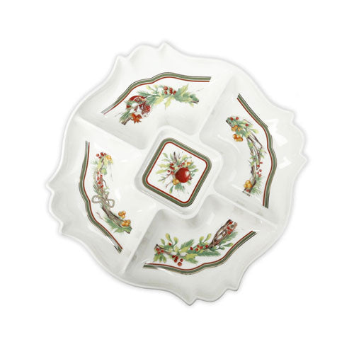 ANTIPASTIERA PORCELLANA "CAROL" 89976 BRANDANI