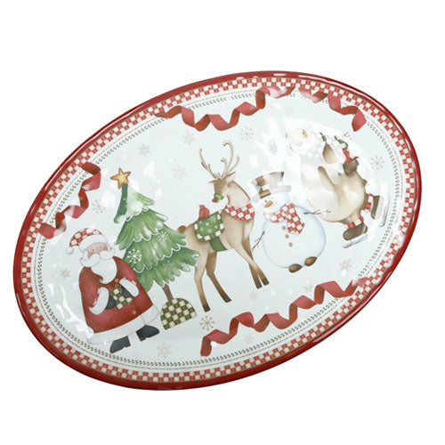 VASSOIO "RACCONTI" 50 CM OVALE MELAMINA 84790 BRANDANI