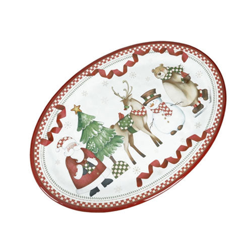 VASSOIO "RACCONTI" 35 CM OVALE MELAMINA 84789 BRANDANI