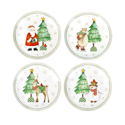 PIATTINO 4 PZ PANE&PASTRY "RACCONTI" 84778 BRANDANI