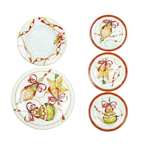 SERVIZIO PIATTI 18 PZ "GIOCO DI LUCI" 89692 BRANDANI