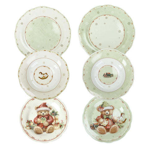 SERVIZIO PIATTI 18 PZ "COCCOLE" 80103 BRANDANI