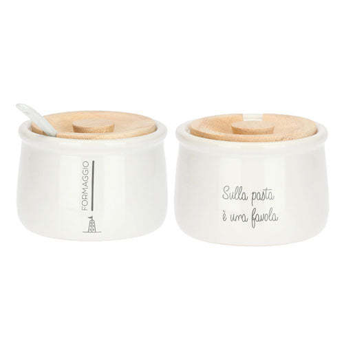 BARATTOLO PORTA FORMAGGIO "GLI ONESTI" 200ML RITUALI DOMESTICI