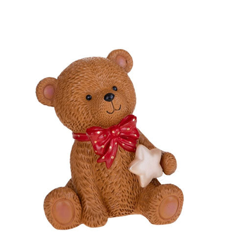 ORSETTO RESINA C/STELLA E LED 80236 BRANDANI