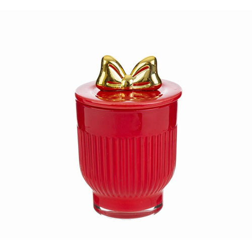 CANDELA NATALIZIA SCATOLA ROSSA H 11,5 CM 38012 LE STELLE