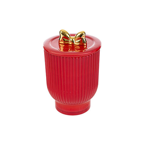 CANDELA NATALIZIA SCATOLA ROSSA H 12,5 CM 38014 LE STELLE