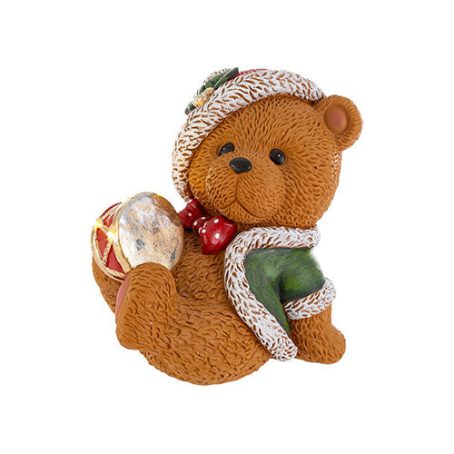 ORSETTO NATALIZIO IN RESINA CON LUCI 30,5 CM 38037 LE STELLE