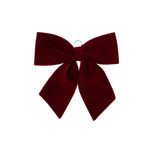 APPENDINO" FIOCCO" H 30 CM TESSUTO BORDEAUX 38298 LE STELLE