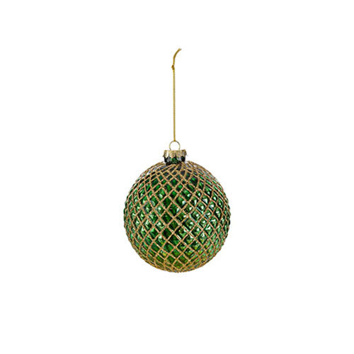 SFERA VETRO VERDE 10 CM 38323 LE STELLE