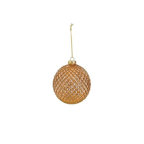 SFERA VETRO ORO 10 CM 38324 LE STELLE