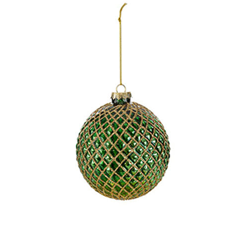 SFERA VETRO VERDE 15 CM 38329 LE STELLE