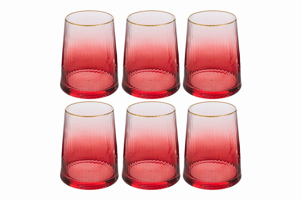 BICCHIERE 6 PZ ROSSO 38572 LE STELLE