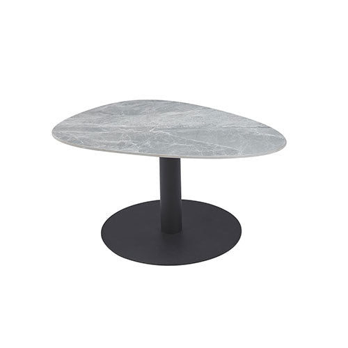 TAVOLINO "PLECTRUM" 80 X 60 CM MARMO GRIGIO 0051539 #cat