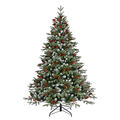 ALBERO DI NATALE "PANAMA" CON PIGNE E BACCHE 240 CM 3116 TIPS 1741935 NATALUNA