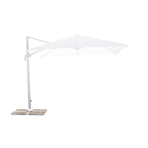 OMBRELLONE "STEP" 3 X 3 MT BIANCO #cat