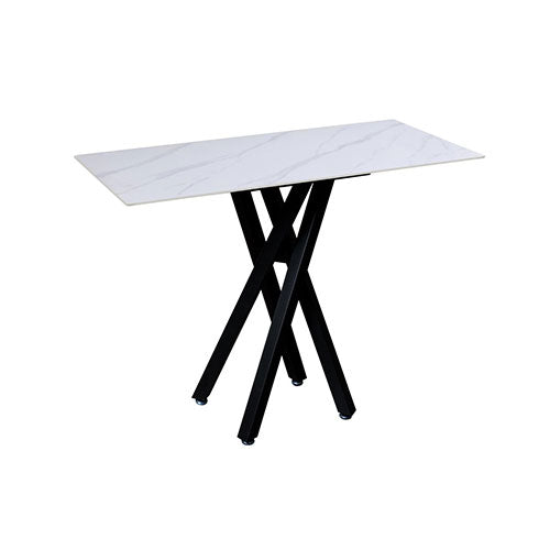 CONSOLLE "ASTOR" 100 X 40 X 78 CM BIANCO MARMORIZZATO 0049111 #cat