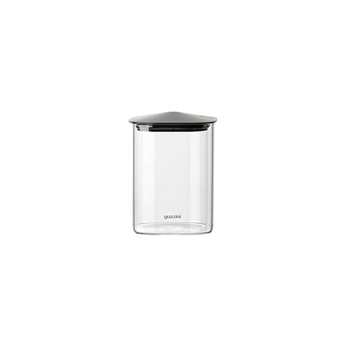 BARATTOLO RETTANGOLARE IN VETRO 1000 ML "FRESH&STYLE" BLACK 12880510 GUZZINI