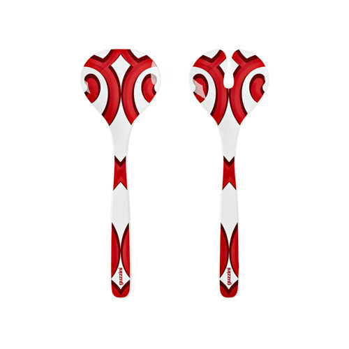 POSATE INSALATA "HARMONIA" BRIGHT RED 13292131 GUZZINI