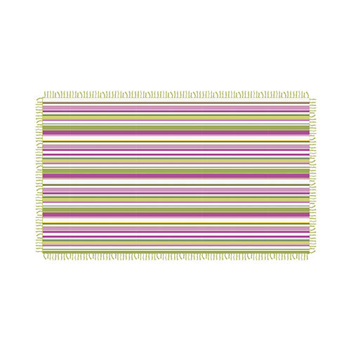 TOVAGLIA RIGHE C/FRANGE 140 X 240 CM "RISVEGLIO" 10392 BRANDANI