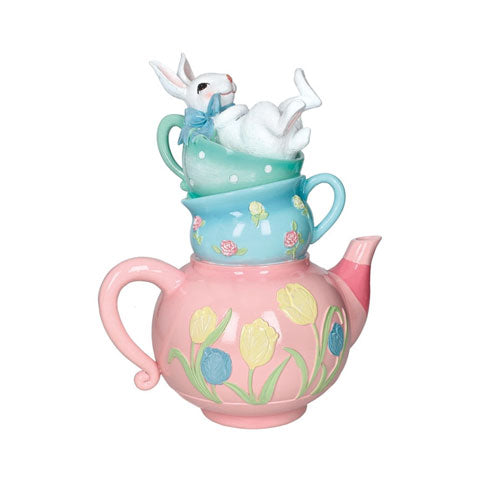 CONIGLIUCCIO "ORA DEL TEA" RESINA 50159 BRANDANI