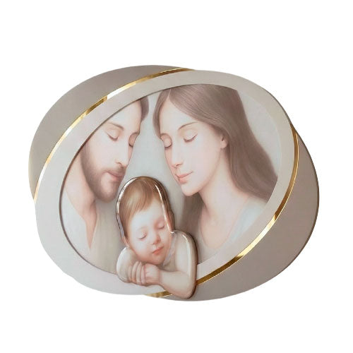 CAPOLETTO SAGOMATO 95 X 59 CM "SACRA FAMIGLIA" SAG71/TL TORTORA ARTIDEA