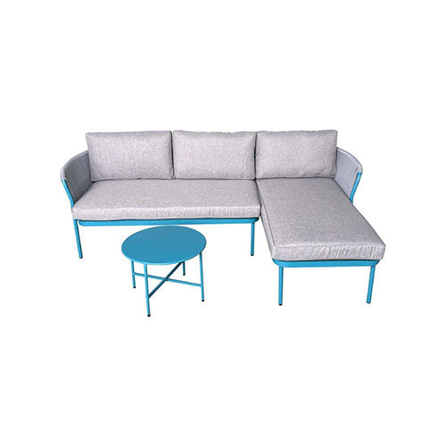 SET GIARDINO "TROPEA" LOUNGE TURCHESE #cat