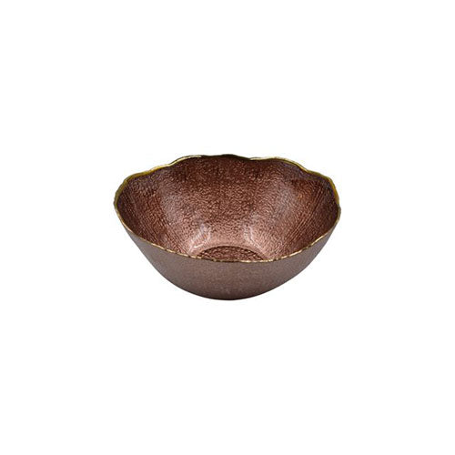 COPPETTA VETRO 16 CM MARRONE LD71 S.I.PAR
