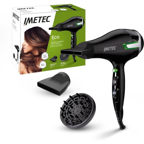 ASCIUGACAPELLI IMETEC 1400W DIFFUSORE IME11657