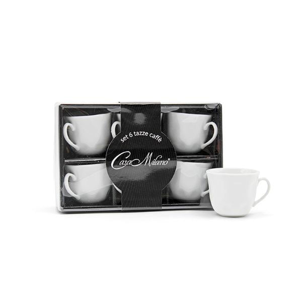 SET 6 TAZZE CAFFE' "CASA MILANO" 80CC DEC.72 157572