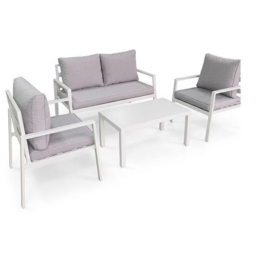SALOTTINO 'REVY' 4 PZ BIANCO LA-032 #CAT