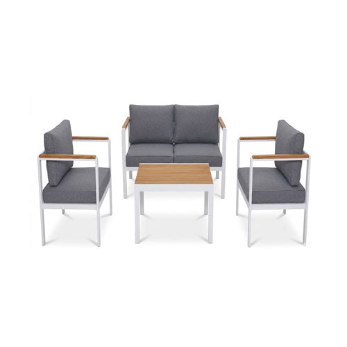SALOTTINO 'LOUNGE' 4 PZ BIANCO NU-011 #cat
