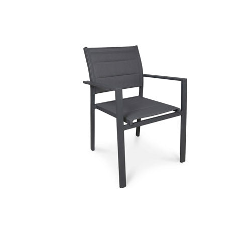 POLTRONA OSTUNI ALLUMINIO ANTRACITE LA-084 #cat