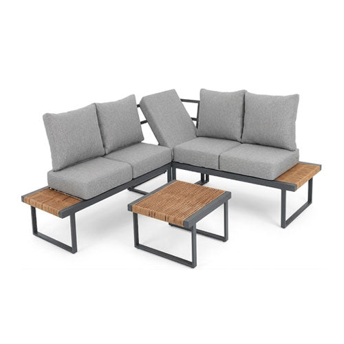 SALOTTINO 'HILLS' SET 4 PZ ANTRACITE LA-033 #cat