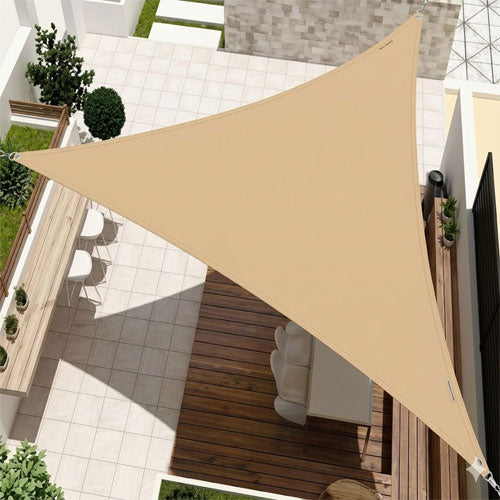 VELA TRIANGOLARE IN POLIESTERE CON CORDA 3X3X3 SS-025 #cat