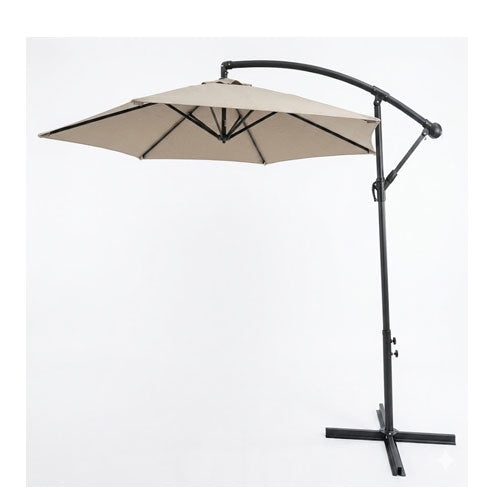 OMBRELLONE 'BANANA' MT.3 ECRU SS-005 #cat