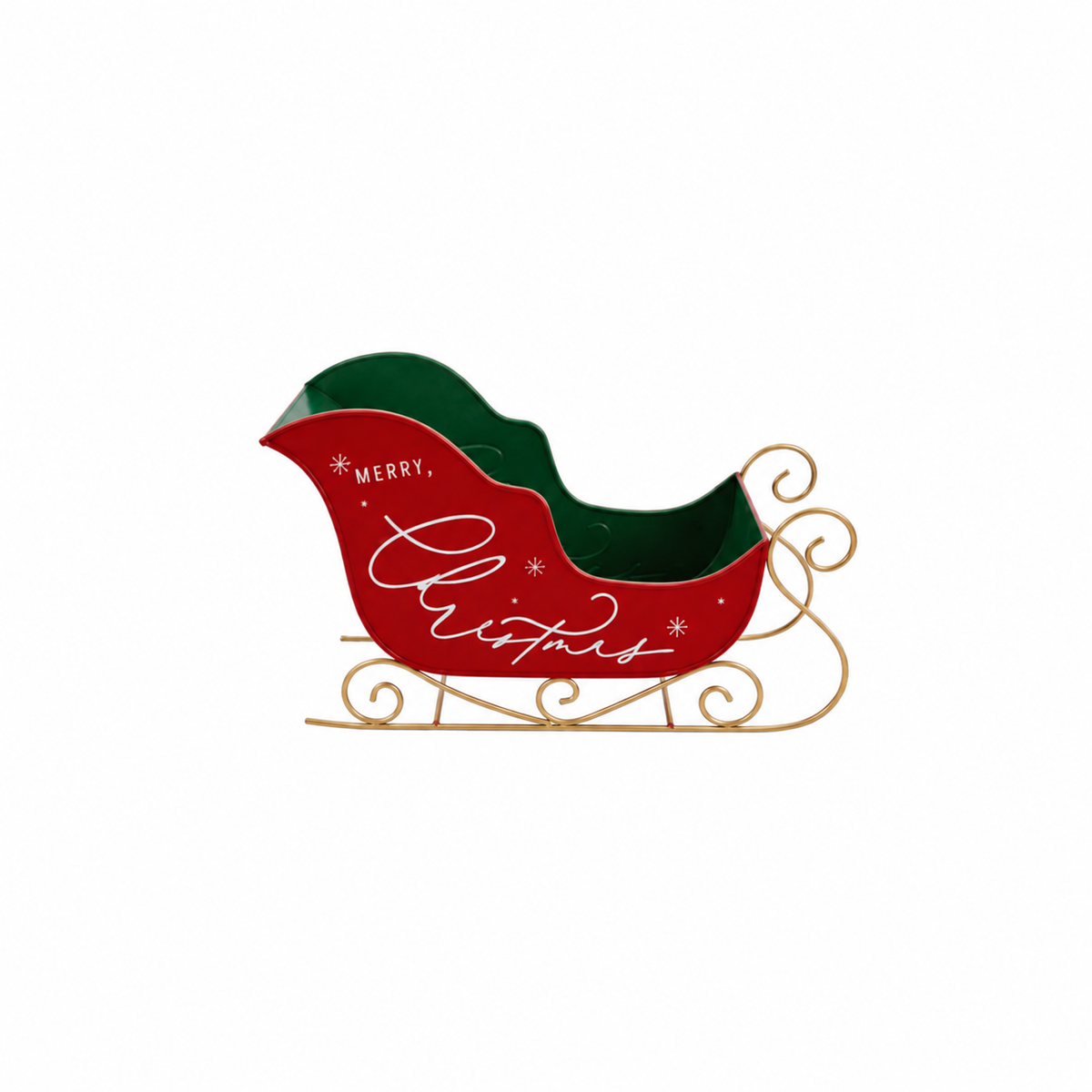 SLITTA "MERRY CHRISTMAS" METALLO VELVET PICCOLA