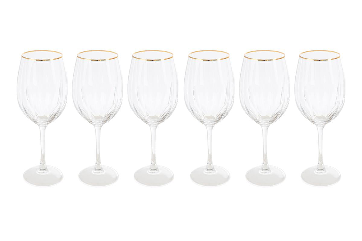 CALICE 6 PZ FILO D'ORO 39202