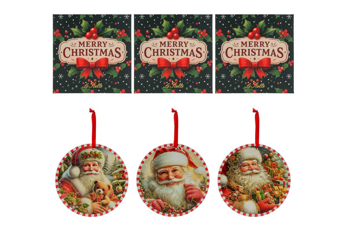 MATTONELLA BABBO NATALE C/ASTUCCIO DIAM.20 ASSORTITE 39268