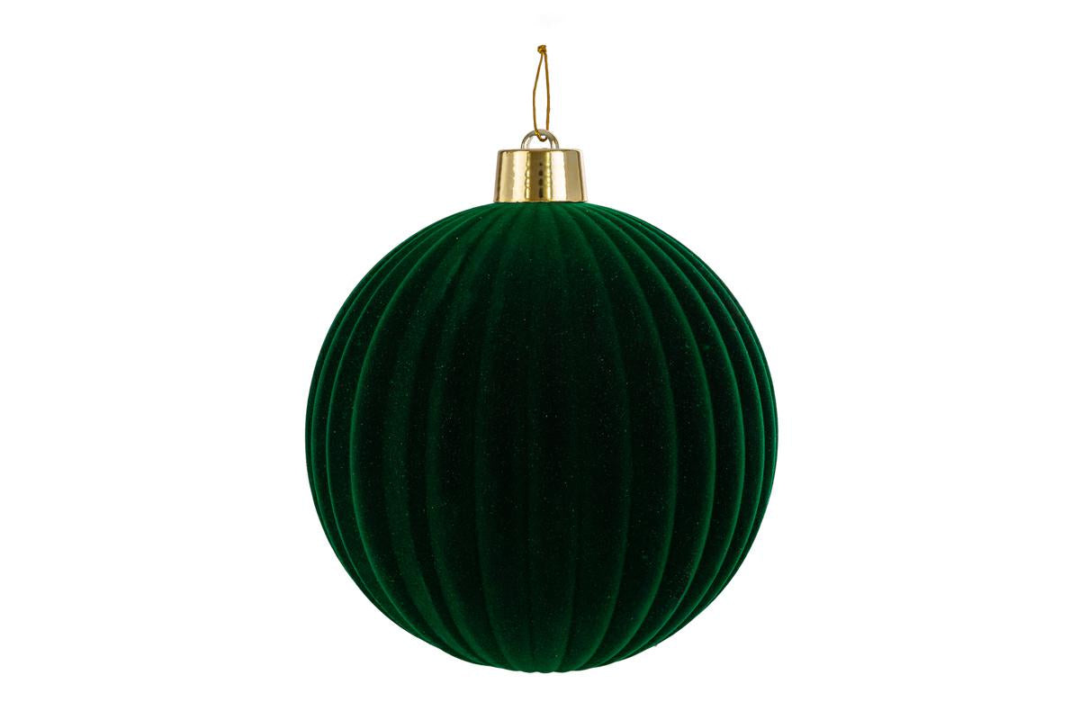 PALLINA PLASTICA VELLUTO "WATERMELON" DIAM.25 VERDE 39576