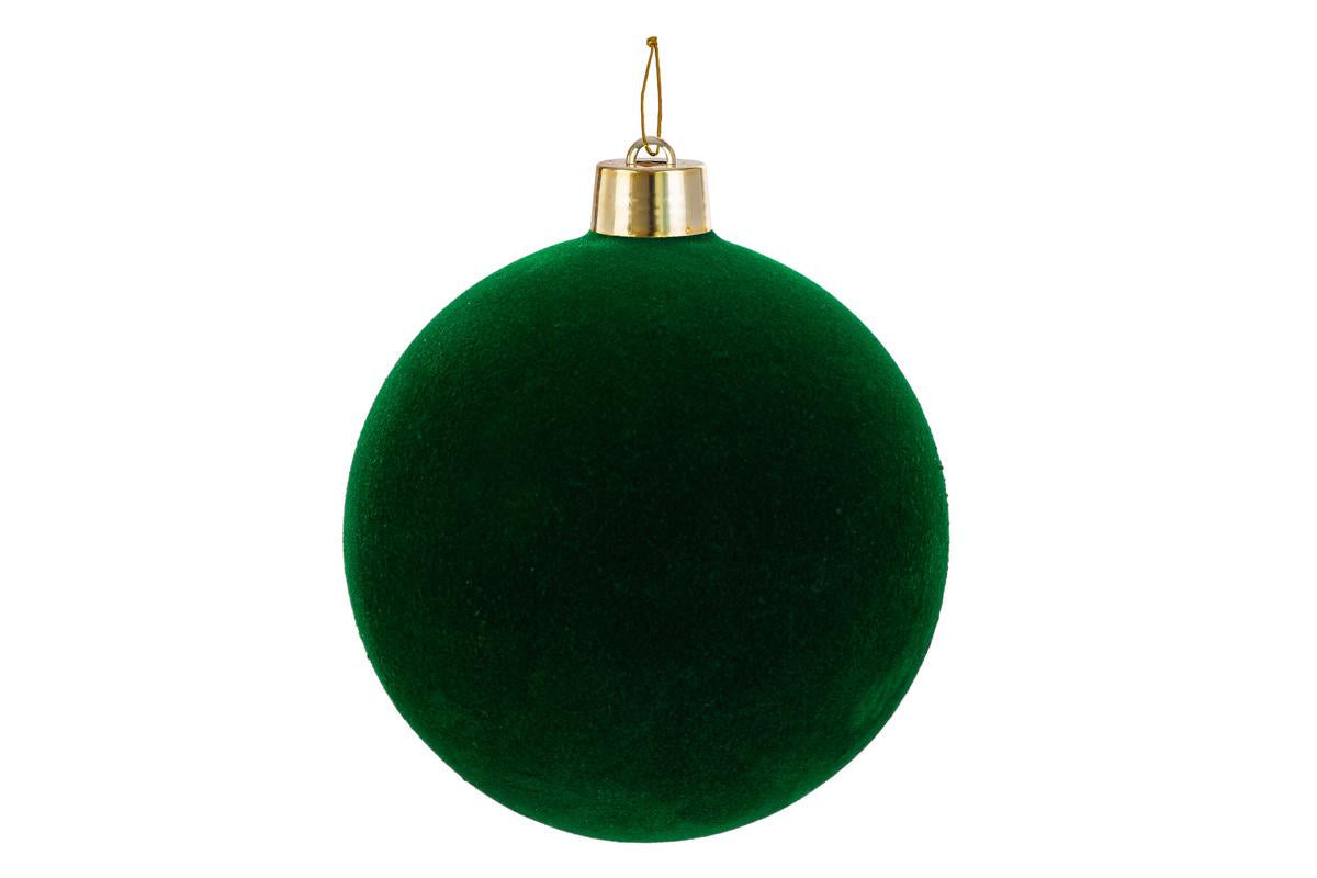 PALLINA PLASTICA "VELLUTO" 40 CM VERDE 39558 LE STELLE
