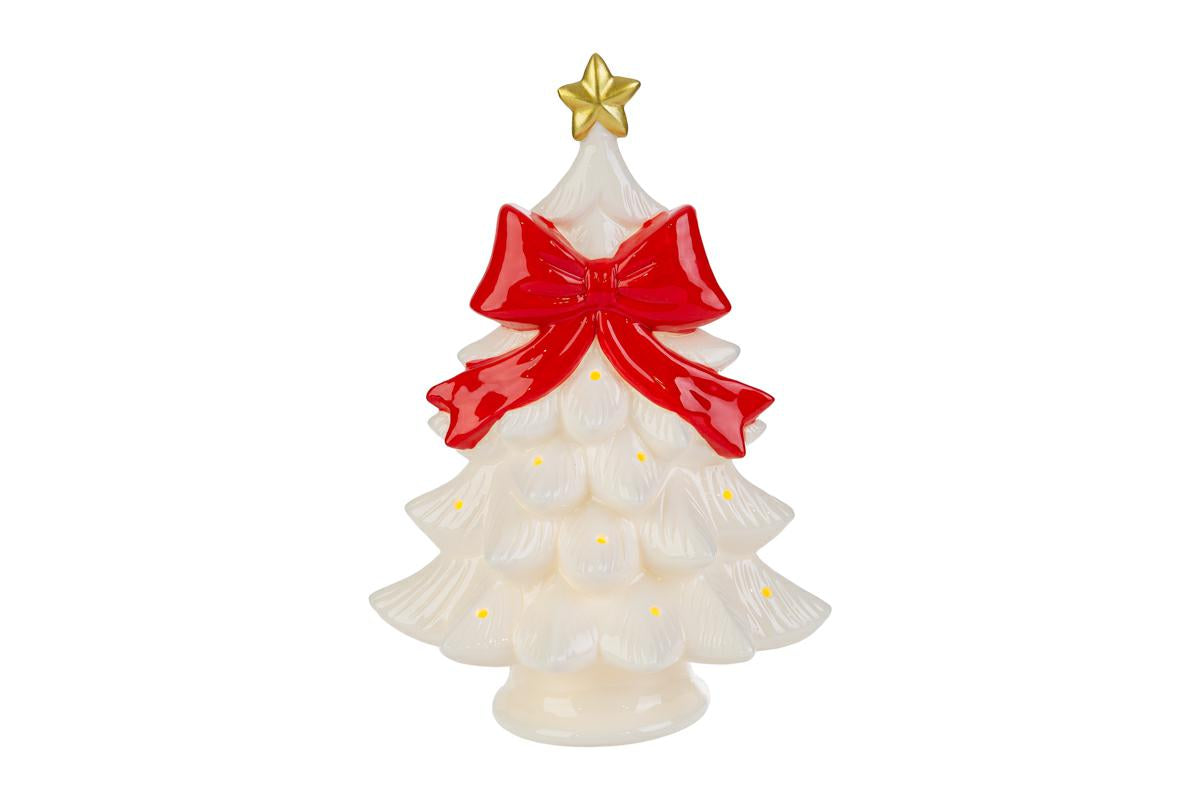 ALBERO FIOCCO LED PORCELLANA 16,5X11H23 39227