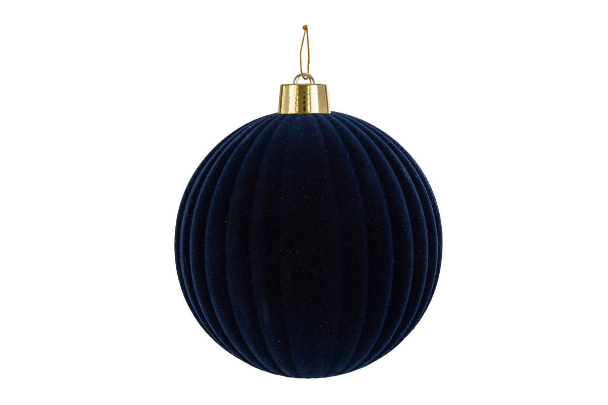 PALLINA PLASTICA VELLUTO "WATERMELON" DIAM.25 BLU 39578