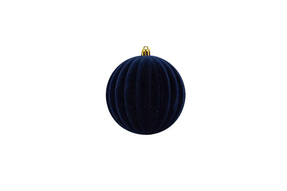 PALLINA PLASTICA VELLUTO "WATERMELON" DIAM.15 BLU 39573