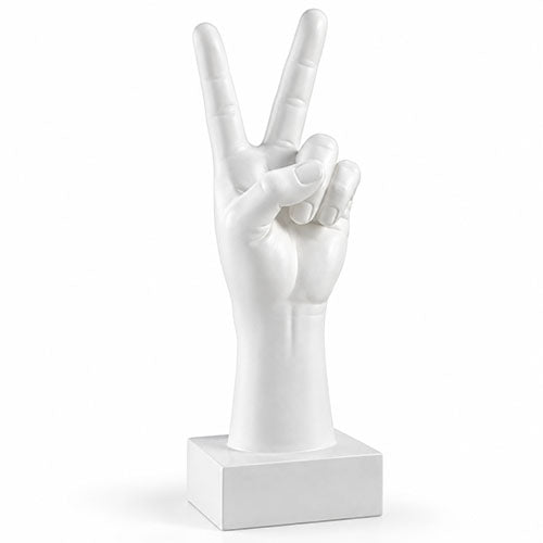 MANO VITTORIA POLIRESINA BIANCO ST32576 CM-H22.3XL7.7XP6.4
